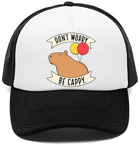 Vendax Don't Worry Be Cappy Kappe Baseball Rapper Cap