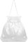 Brautbeutel,Brauttasche Brauttasche Brautjungfer Weiß Frauen Satin Geschenk Tasche Blume Brauthandtasche mit Perlen & Organza-Blumen Handtasche für Hochzeit Weihnachten Party