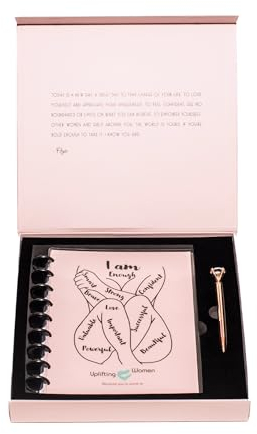 Uplifting Women Journal for Women | Dankbarkeits-Tagebuch für Frauen, Selbstliebe/Selbstpflege-Tagebuch, Affirmationstagebuch zur Förderung von Selbstvertrauen, Achtsamkeit und Positivität