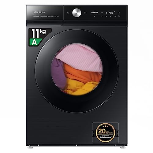Samsung Lavatrice Bespoke AI Quickdrive WW11DB8B95GB/U3, 11 Kg, 1400 RPM, Wi-Fi, AI Control, Vapore, Carica Frontale, 60l x 85h x 60p cm (Ricondizionato)