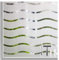 LEMON CLOUD Blickdicht Fensterfolie Statisch Haftend Sichtschutzfolie Selbstklebend Klebefolie Milchglasfolie Fenster Folie Dekofolie für Bad Küche Anti-UV Wellenmuster 44,5x200 cm mit Werkzeug