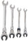 Gugxiom 4-teiliger Bördelmutternschlüsselsatz, Gekröpfter Schraubenschlüssel Metrisch 9 10 11 12 13 14 15 17 Mm, CR V-Stahl-Aufbewahrungstasche Zum Reparieren und Entfernen von Muttern
