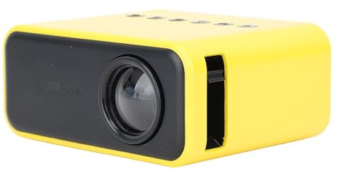 Mini Projector, 1080P HD WiFi Portable Projector with Remote Control, Movie Projector Compatible with TV Stick Smartphone/HDMI/USB, Indoor and Outdoor Use (U K Plug)