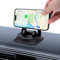 Handyhalterung Armaturenbrett Auto, Rutschfester Handy Halterung Auto mit Klebesockel, 360° Drehbar, Universal KFZ Handyhalter Auto für iPhone, Android Smartphones, GPS Geräte und Mehr, Schwarz