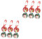 TOPBATHY 2 Sätze Weihnachtskugel Geschenkbox Ornament Dekoration für Flitter mit drinnen klein Bäume weihnachtsdeko weihnachtskugeln Weihnachtsanhänger Tinplate -Geschenkboxen Weißblech