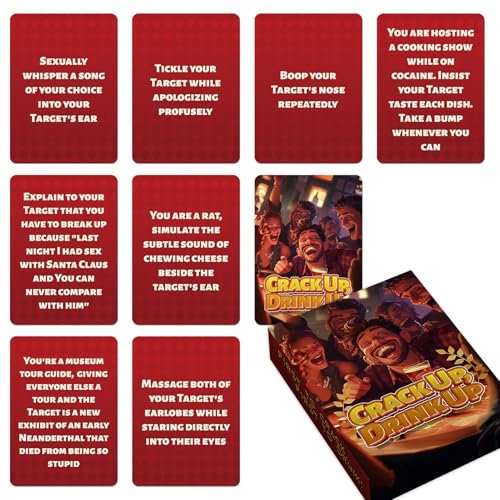 Giochi da Bere Divertenti - Gioco di Gruppo per Feste,Serate Divertenti E Veloci per Amici, Famiglia, Coppie, Campeggio E università