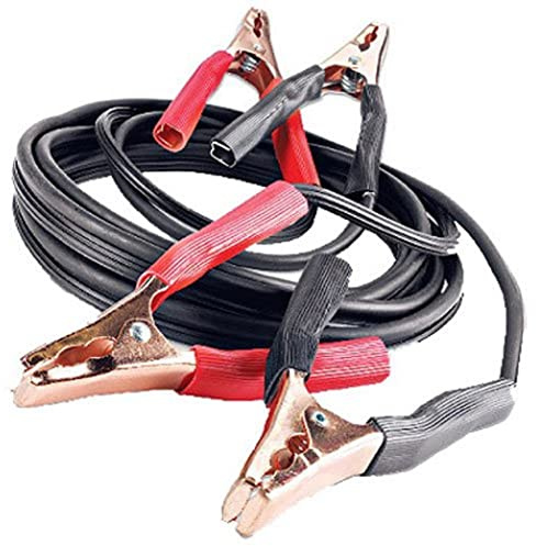 Southwire Road Power Commercial-Duty Booster Cable - Heavy Duty Design - Top & Side Post Compatible - Reliable Jump Start Tool - Tangle Free Automotive Jumper Cable - 10-Gauge - 12 Feet - Black