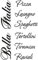 GRAZDesign Wandtattoo Küche Bella Italia | Küchenaufkleber selbstklebend - 80x50cm / 090 silbergrau