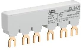 ABB PS1 Sammelschiene, 3 -phasig, 690V ac 65A, 17.5mm Raster, PS1 Reihe