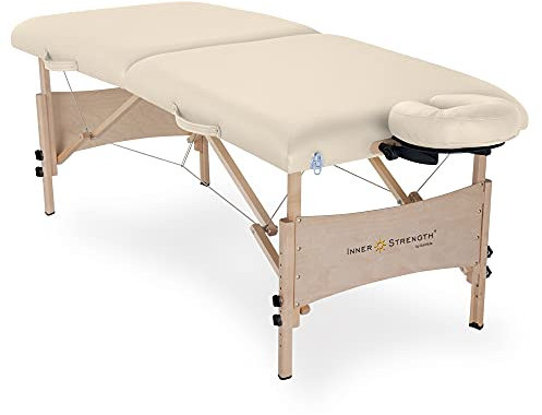 Inner Strength Element Mobile Massageliege - Klappbar, Standard Endplatten inkl. Kopfstütze und Tragetasche