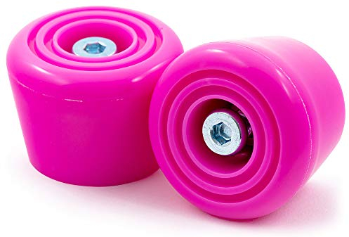 Rio Roller, Rollschuh-Bremsstopper, Unisex, Erwachsene Einheitsgröße Rosa