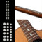 Inlaystickers Sticker Griffbrett Position Marker für Gitarren & Bass - Custom Dots Set - Weiß Perle F-085CD-WT-AZ