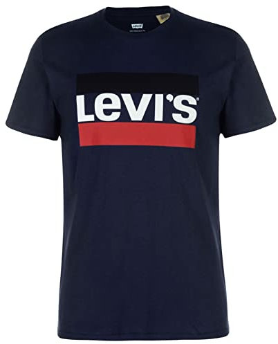 Levi's Men's Sportswear Logo Graphic T-Shirt, Dress Blues, M