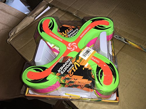 Otterdene V12 NEON SPORTS SKIMMER BOOMERANG FRIZBEE COLOUR SENT RANDOM