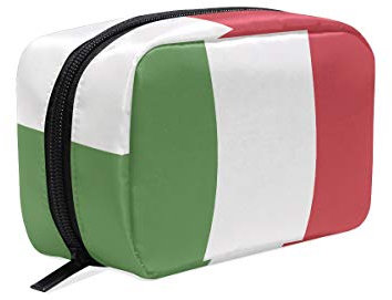 Trousse cosmétique drapeau Italie trousse maquillage zip