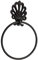 TentHome Antik Bad Accessoires Set Gusseisen WC Zubehör Toilettenpapierhalter Handtuchring Rustikal Bad Wand Montiert (Handtuchring)