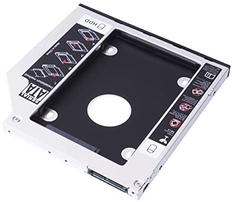 UNYKAch Adaptador Universal 2.5 HDD - SSD Compatible con Unidades Ópticas de 9 mm