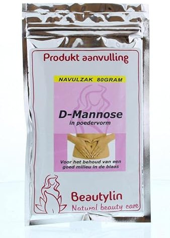 Beautylin D-Mannose Sac de recharge de poudre 0.08kg, 1 unités