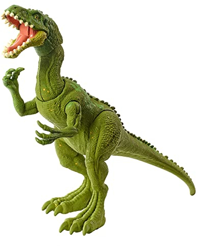 Jurassic World HBY68 - Dino-Angriff Masiakasaurus Dinosaurier-Actionfigur mit beweglichen Gelenken, Dinosaurier Spielzeug ab 4 Jahren