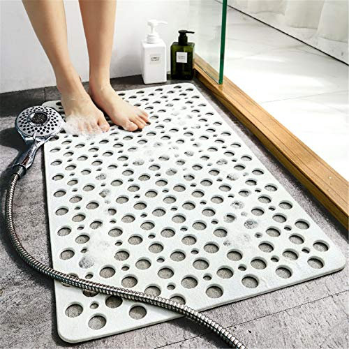 Tapis antidérapant pour Salle de Bain - Imperméable et Anti-Chute - Tapis Creux - pour Salle de Bain, Salle de Douche, Toilettes, Salle de Bain
