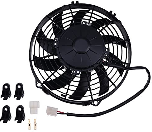 Solarhome 9in Puller Fan 24V Electric Cooling Radiator Fan Blower 30100344 for SPAL VA07-BP7/C-31A