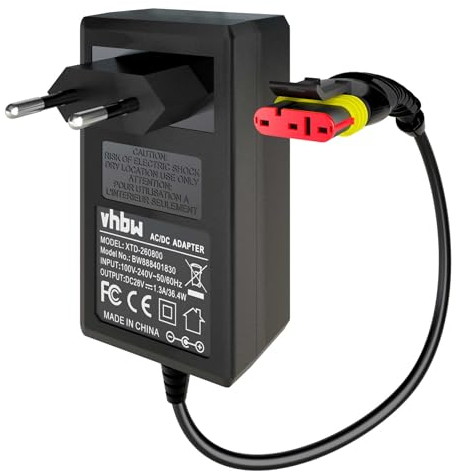 vhbw Netzteil kompatibel mit McCulloch Rob R1000, R600, R800 Rasenmäher, Mähroboter