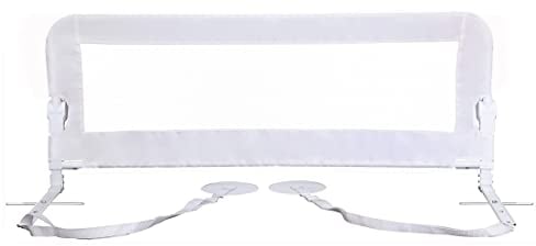 Dreambaby Nicole Bettschutzgitter für Kleinkinder – extra breit 150 cm & 50 cm hoch – einfache Montage, waschbarer Bezug, sicherer Übergang vom Kinderbett zum Bett – passend für King-Size-Betten –