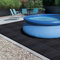 OLIVO.Shop | GYMMY Tappeto sotto Piscina Morbido e modulare, Base per Piscine Fuori Terra, sottofondo per Piscina, Fondo Piscina Protettivo Antiscivolo, fondale 4 pz