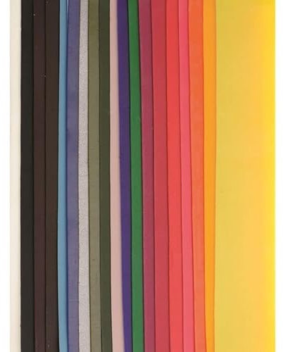 PAINT IT EASY NEU Verzierwachs/Wachsplatten/Wachsfolien-Set, 20 Stück Sortiert à 200 x 40 mm