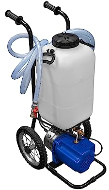 SUNEX® Station de remplissage et de rinçage 25L systèmes fermés Solarthermie | Pour l'eau, les mélanges eau-glycol et les liquides de nettoyage | Installations solaire, chauffage au sol ou au mur