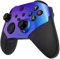 eXtremeRate ASR Version Case & Akzentringe für Xbox Series X/S Controller, DIY-Ersatz Gummiert Griff Faceplate Gehäuse Set für Xbox Core Controller(Lila Blau)-Ohne Gamepad