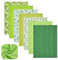 LPAMABA 7 PCS Tissus Coton Couture 50 * 75cm Tissu en Coton Imprimé Tissu Patchwork Tissus Coton pour Couture Tissus à Coudre Tissu en Coton pour Couture pour Bricolage Sacs Vêtements Nappes,Vert
