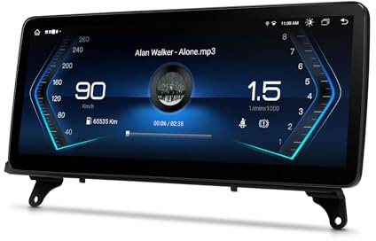XTRONS 12.3 inch Android Car Stereo Octa Core 4+64GB, iDrive System Retained Radio Player Built-in 4G DSP Car Play GPS Sat Nav, Support DAB+ AHD Camera OBD for BMW X5 E70 X6 E71 CCC System