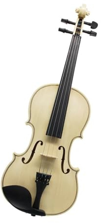 strumento violino Studenti Principianti Con Custodia Per Arco E Poggiaspalla, Corde Mute 4/4, 1/2, 1/4, 1/8,3/4 Violino Acustico A Colori (Color : 4/4)