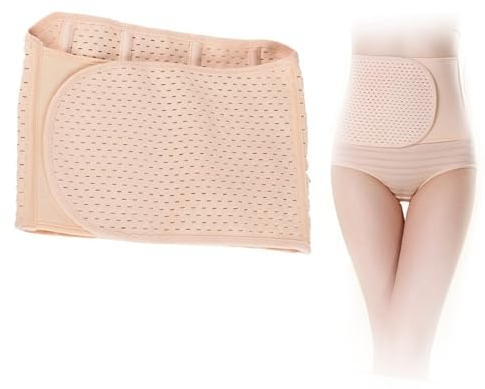 YANINEE Bauchgurt Rückbildungsgürtel Nach OP Geburt, Verstellbar Atmungsaktiv Elastische Postpartum Gürtel Belly Wrap für Taille 60-103cm