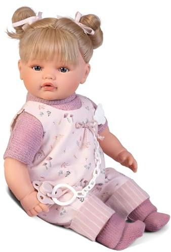 Antonio Juan Beni Lagrimitas mit Strampler | Soundpuppe 42 cm | Ref. 16381 - Kollektion 2024