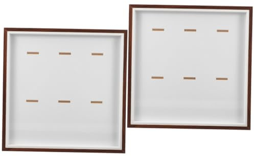 TOPBATHY 2 Stück Medaillen Display Fotorahmen Display Rahmen Medaillen Display Rahmen Fußball Medaillenhalter Kreativer Medaillenhalter Heim Bilderrahmen Abzeichen Display