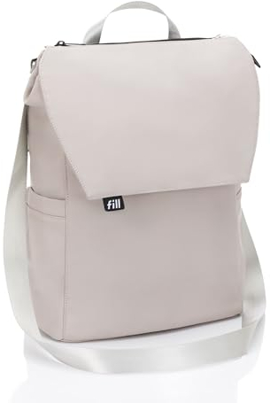 Fillikid Wickelrucksack Exklusiv | Moderne Windeltasche mit Flaschenwärmer & Wickelmatte | Wickeltasche Praktisch & Stilvoll | Einfache Befestigung am Kinderwagen | Maße 42x30x30 cm