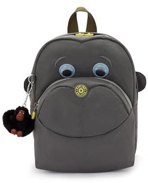 Kipling Faster, Zaino Unisex - Bambini e ragazzi, Back To Grey, Taglia Unica (20CM)