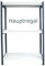 Vesalia Allzweck - Lagerregal - Steckregal (Hauptregal 60 cm tief - 80 cm breit)