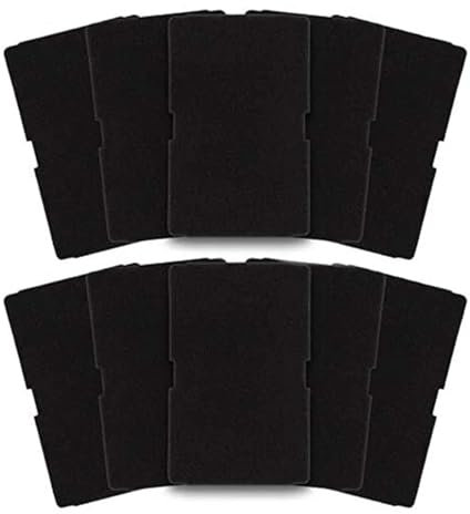 10pcs Wash Machine Sponge Filter, Compatible with Beko, Compatible with Blomberg, DSX83410W Tumble Dryer Laundry Washer Filters Parts 2964840100