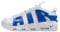 NIKE Men's AIR More Uptempo Low Sneaker, White Hyper Royal Psychic Blue, 8 UK
