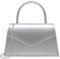 Milisente Clutch-Taschen für Damen, elegante Handtasche für Hochzeit, Abend, Kunstleder, Clutches mit Tragegriff oben, silber
