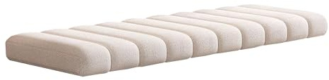 DUOLEH Sitzpolster für Innenmöbel Erkerfensterkissen Sitzmatte,150x30x4.5cm | mit rutschfester Unterseite, Sofa-Renovierungskissen mit Reißverschluss, waschbares Schaukelkissen, Schuhbank, Esszimmerstuhl