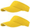 NHTJTHE Cappellino Estivo con Visiera Gialla, Traspirante e assorbe Il Sudore, con Visiera Parasole, Unisex, Regolabile, per Golf, Ciclismo, Pesca, Tennis, Corsa, Giallo., M