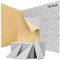 Paneles Acusticos Autoadhesivos, Pack de 18 - Absorción de Sonido para Pared, Techo, Puerta, Decorativos Diseño de Líneas Cortar - Ideal Studio pare Estudio, Gaming y Habitación (Gris, 30x30x0.9 cm)