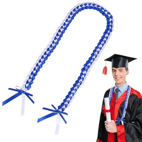Ehrenkordeln für den Abschluss, Kordeln für den Abschluss 2024 | Abschlussband Seil 2024 - -Doppelgeflecht-Halskette, Girlande, Glückwunsch-Party-Schleife, Schmuck für Damen und Herren