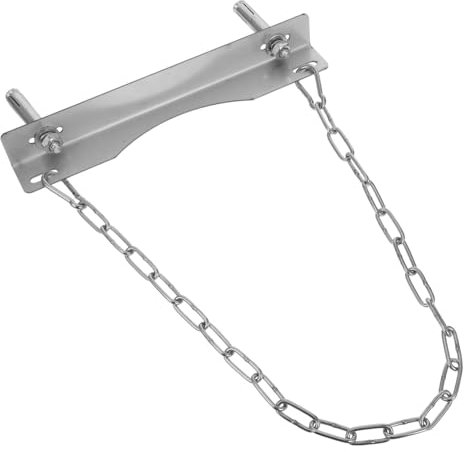 Vaguelly Oxygen Cylinder Holder for Propane Tank Stand Wall-Mounted Bracket for Gas Bottle Storage Iron Material Chain for Laboratory Use