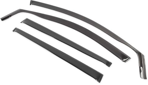 WALSER Premium Auto Windabweiser für Audi A4 B8 (8K2) 08/2007-06/2017, Passform Regenabweiser Set für Fahrer- und Beifahrerseite, Auto Windabweiser 4 STK.