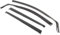 WALSER Premium Auto Windabweiser für Audi A4 B8 (8K2) 08/2007-06/2017, Passform Regenabweiser Set für Fahrer- und Beifahrerseite, Auto Windabweiser 4 STK.